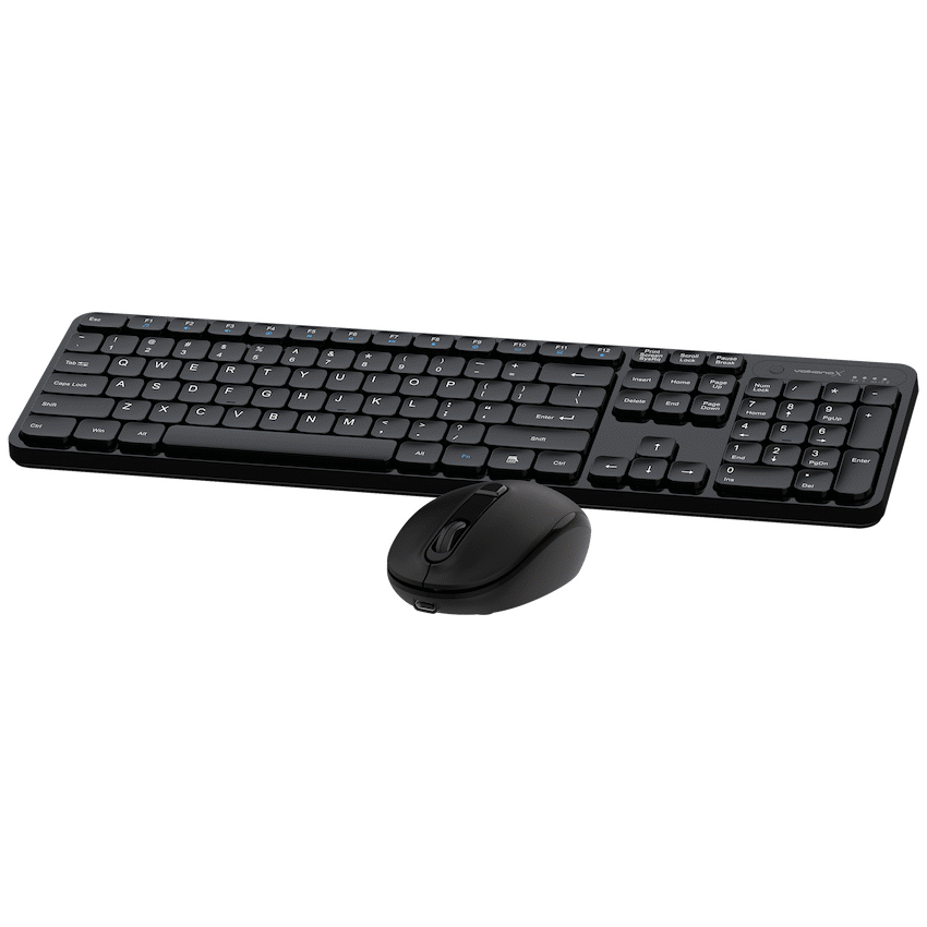 VolkanoX Garnet Bluetooth Wireless Keyboard and Mouse Combo - Black | VKX-20008-BK