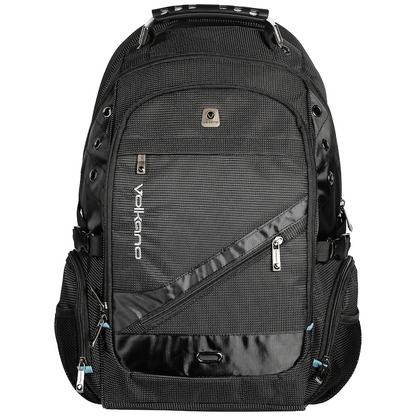 Volkano G-Unit Backpack - Black/Grey/Turquoise | VK-7027-BKGR