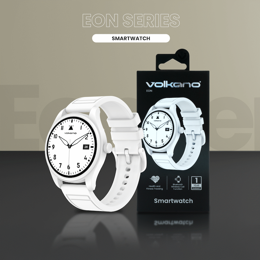 Volkano Eon Series Smartwatch - White | VK-5110-WT