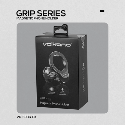 Volkano Grip Series Magnetic Phone Holder | VK-5036-BK