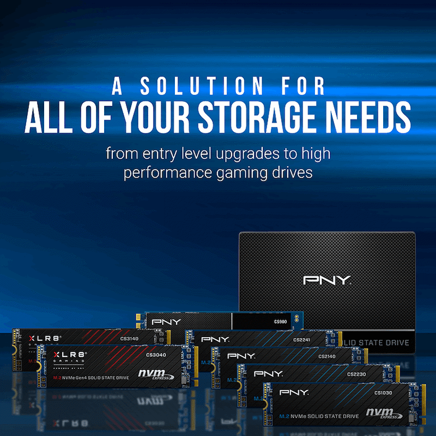 PNY CS2241 1TB M.2 2280 PCIe Gen4 x4 NVMe Internal Solid State Drive | M280CS2241-1TB-RB