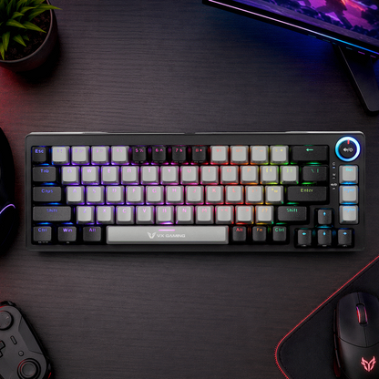 VX Gaming Sun-Wukong RGB Hot Swappable Mechanical Keyboard | VX-232-GYBK