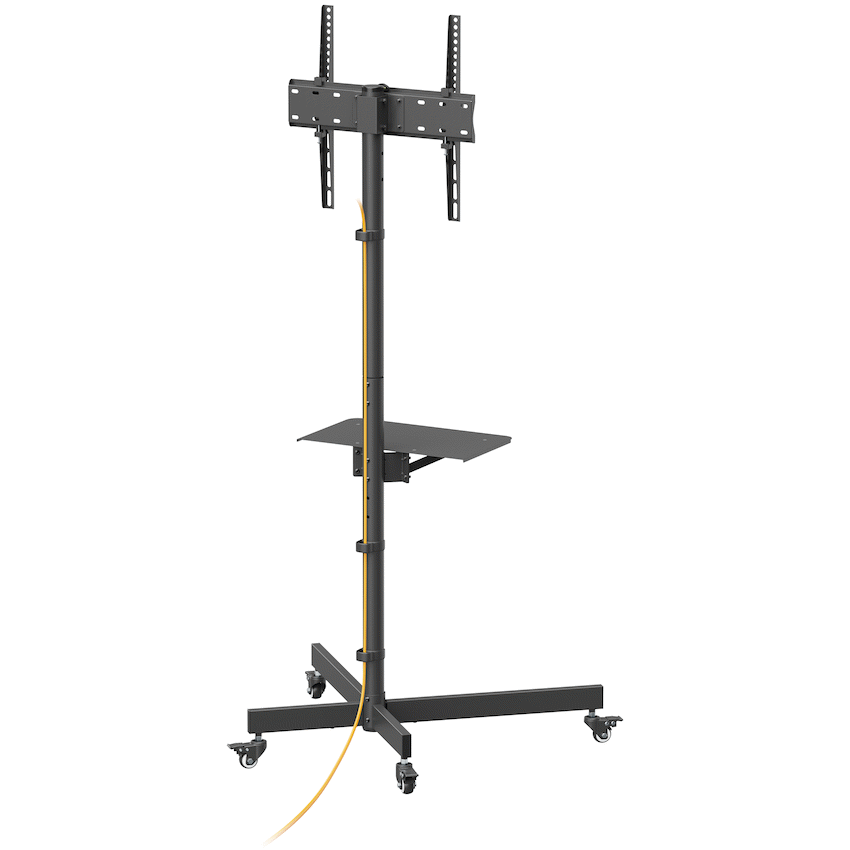 Volkano Steel series Fixed Trolley TV Bracket  32" - 55" TVs | VK-4036-BK