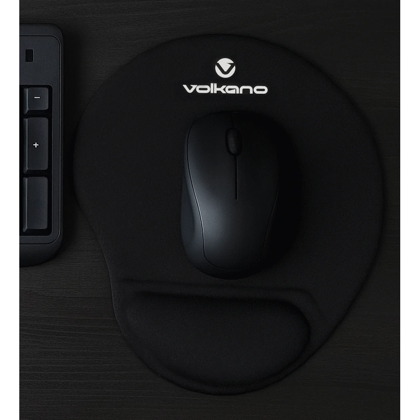 Volkano Comfort+ Series Gel Mouse Pad | VK-21000-BK