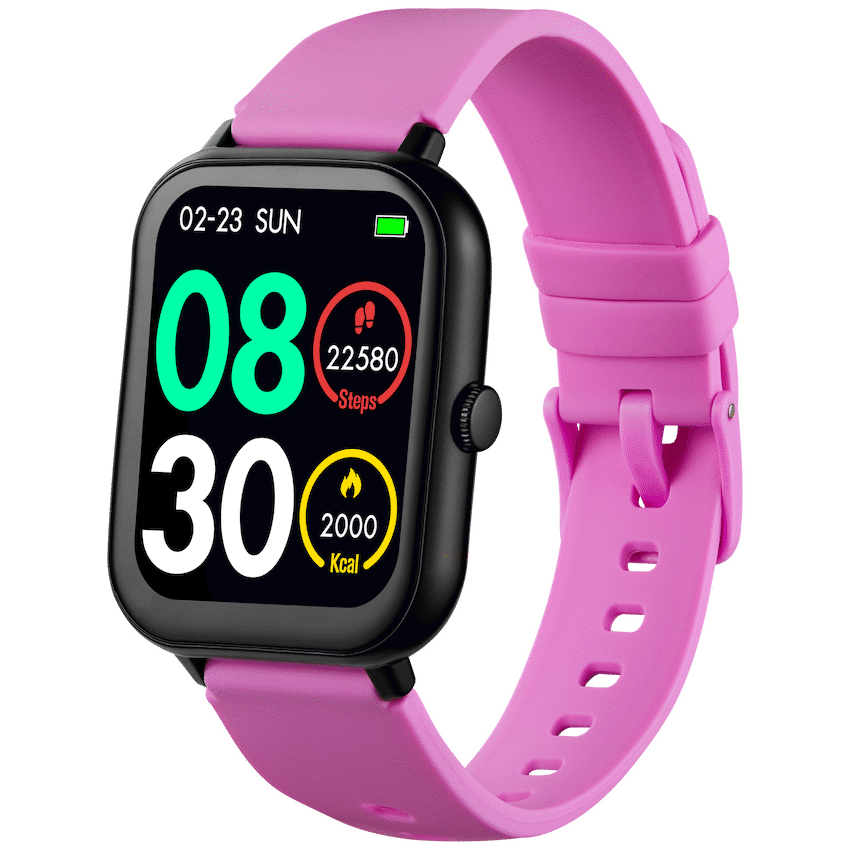Volkano Chroma Series Smartwatch with Flamingo Pink Strap | VK-5088-FP