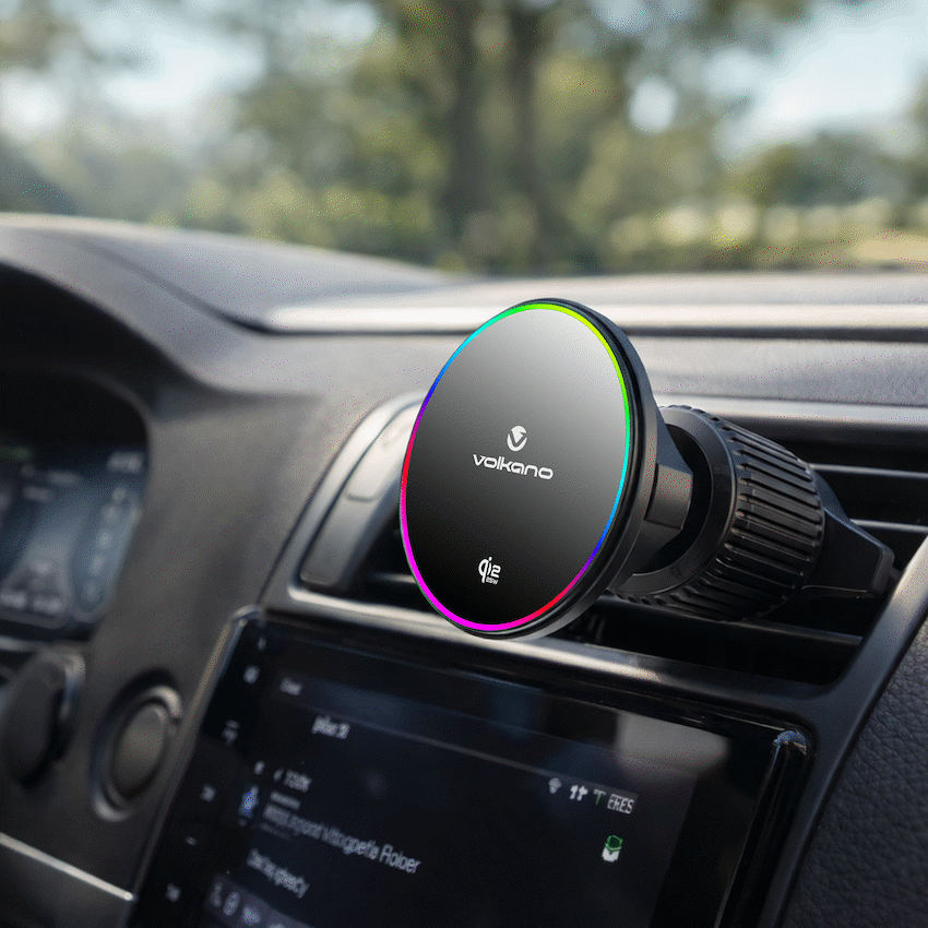 Volkano Volt Series Qi2.2 Magnetic Car Vent Phone Holder - Black | VK-8204-BK