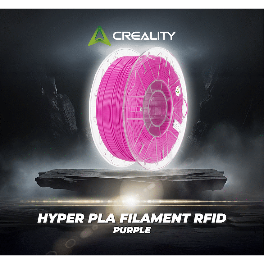 Creality 1.75mm Hyper Series PLA RFID Filament - Purple 1Kg | 3301010460