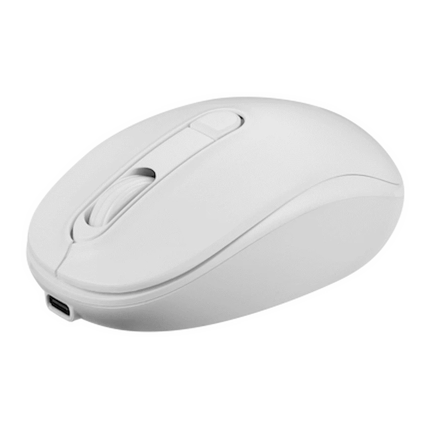 VolkanoX Garnet Bluetooth Wireless Keyboard and Mouse Combo - White | VKX-20008-WT