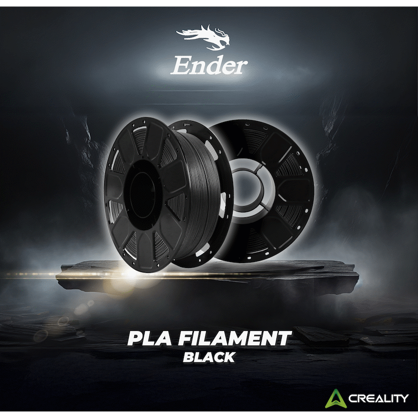 Creality 1.75mm Ender-PLA Filament - Black 1Kg | 3301010122