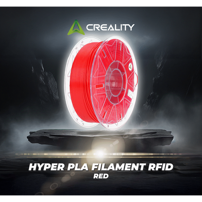 Creality 1.75mm Hyper Series PLA RFID Filament - Red 1Kg | 3301010402