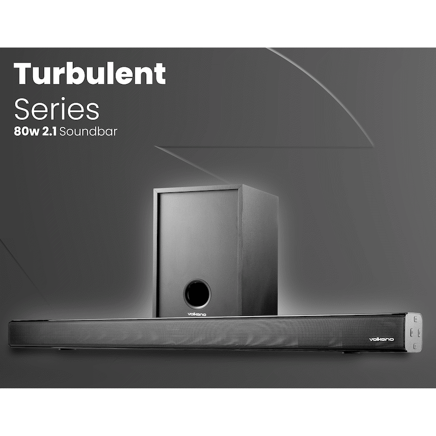 Volkano Turbulent Series 80w 2.1 Soundbar | VK-3905-2.1[V3]