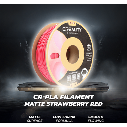 Creality 1.75mm PLA Matte Filament - Strawberry Red 1Kg | 3301010300