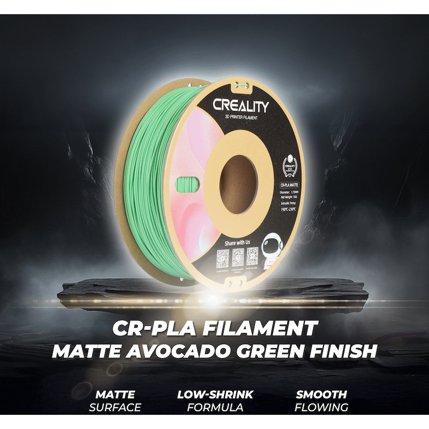 Creality 1.75mm PLA Matte Filament - Avocado Green 1Kg | 3301010301