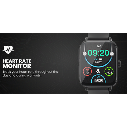 Volkano Chroma Series Smartwatch with Black Strap | VK-5088-BK