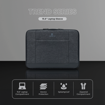 Volkano Trend Series 15.6" Laptop Sleeve - Grey | VK-9114-GR15.6