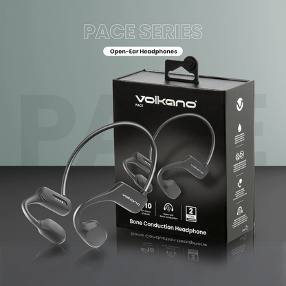 Volkano Pace Series Open-ear Bone Conduction Headphone | VK-1201-BK