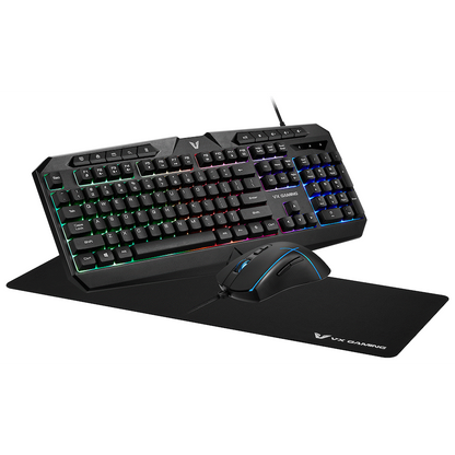 VX Gaming Helios Series 3-in-1 Gaming Combo | VX-148-BK
