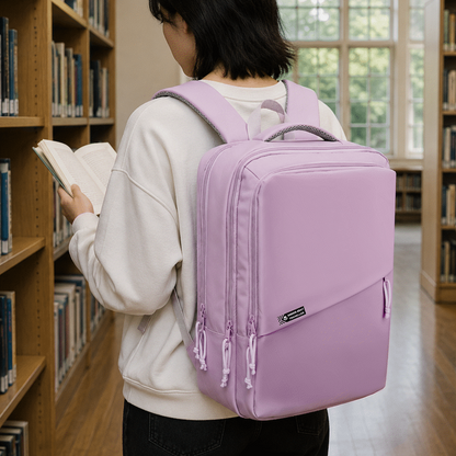 Volkano Under-Seat Traveller Backpack Pastel Pink | VK-9300-PP