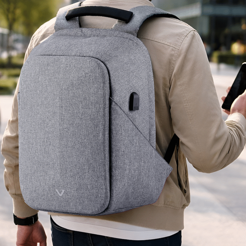 Volkano Trident 15.6" Laptop Backpack - Grey | VK-9139-GR