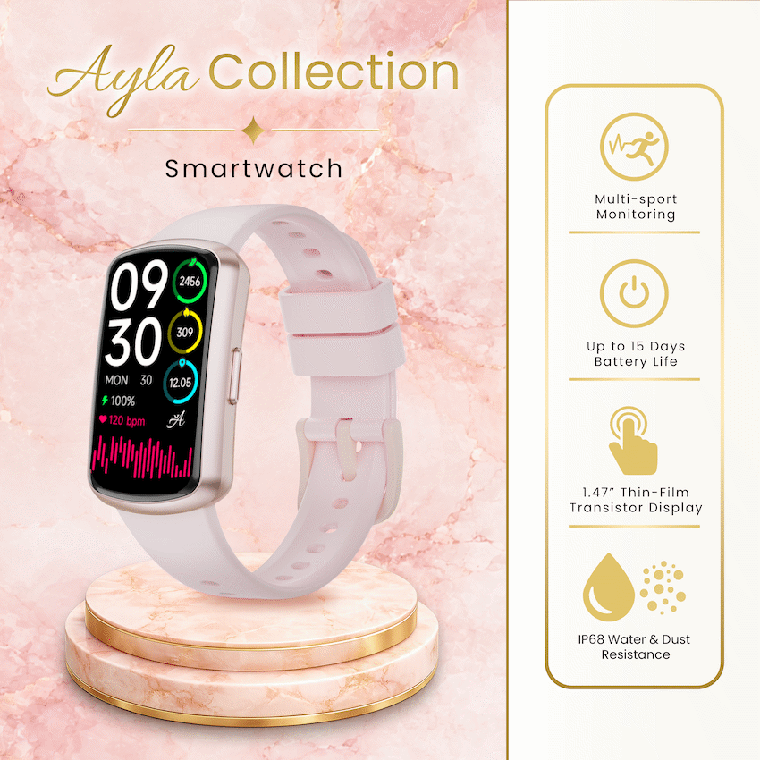 Volkano Ayla Collection Fitness Smartwatch - Gold | VAC2-5103-GD