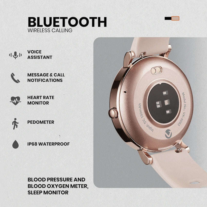 Volkano Aurora Series Ladies Smart Watch - Gold | VK-5093-GD