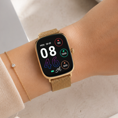 Volkano Ayla Collection Smartwatch with Milanese Strap | VAC3-5104-GD