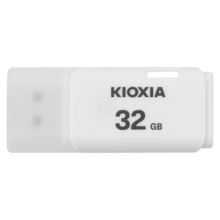 Kioxia TransMemory U202 32GB USB 2.0 Type-A Flash Drive (White) | LU202W032GG4