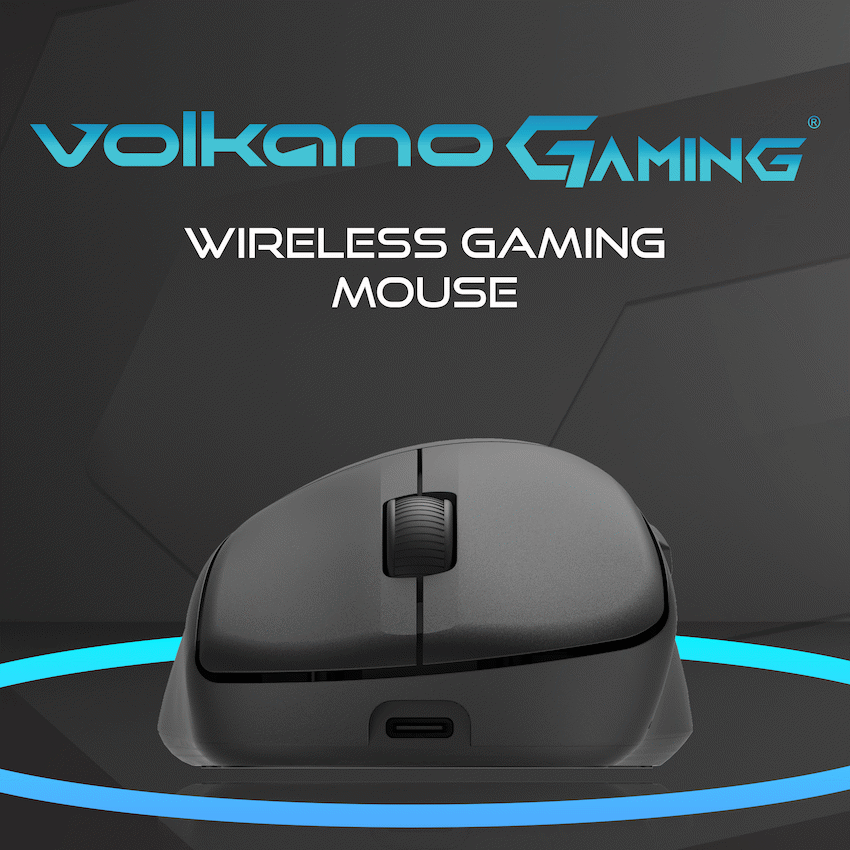 Volkano gaming Arc SL Lightweight Rechargeable multimode Gaming Mouse - Black | VG-202-BK