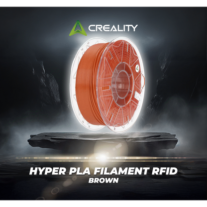 Creality 1.75mm Hyper Series PLA RFID Filament - Brown 1Kg | 3301010465