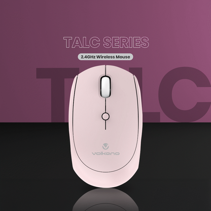 Volkano Talc Wireless Mouse - Pink | VK-20197-PK