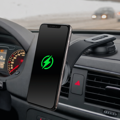 Volkano Arcmount Bendable Dash Mount Magnetic Phone Holder - Black | VK-5304-BK