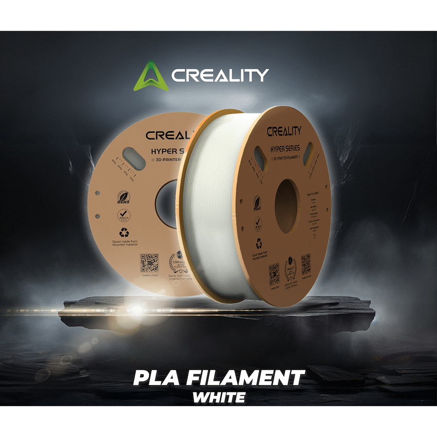 Creality 1.75mm Hyper Series PLA High-Speed Filament - White 1Kg | 3301010335