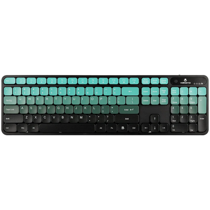 Volkano Prism Series Bluetooth Wireless Keyboard and Mouse - Teal | VK-20248-TL