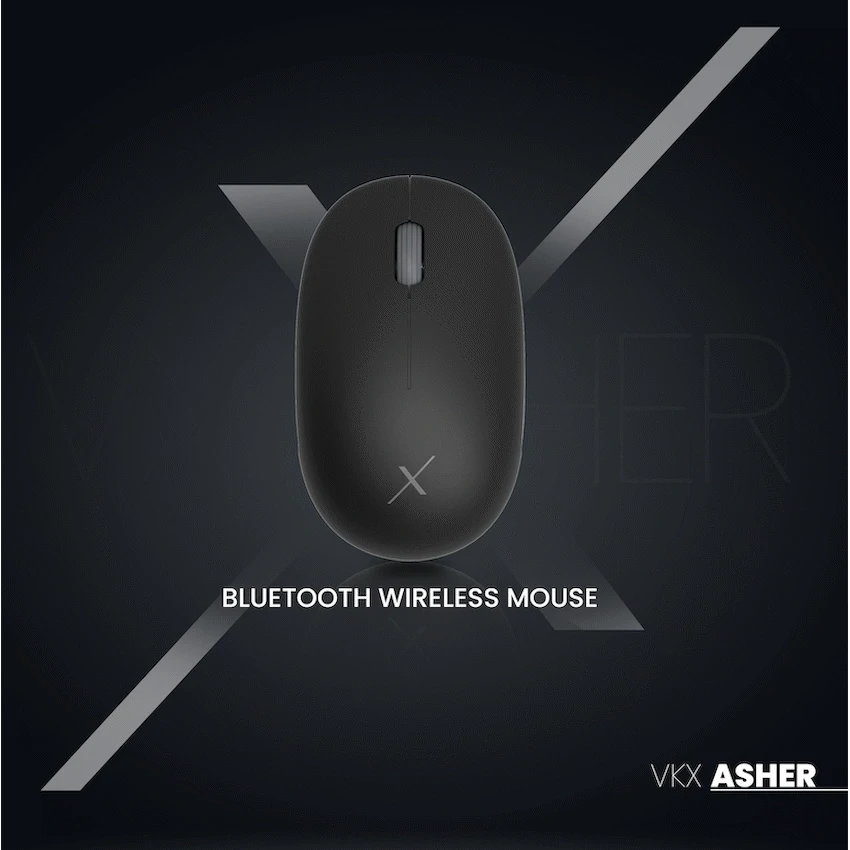 VolkanoX Asher Bluetooth Wireless Mouse - Graphite | VKX-203-GT