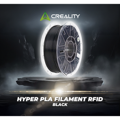 Creality 1.75mm Hyper Series PLA RFID Filament - Black 1Kg | 3301010406