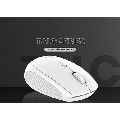 Volkano Talc Wireless Mouse - White | VK-20197-WT