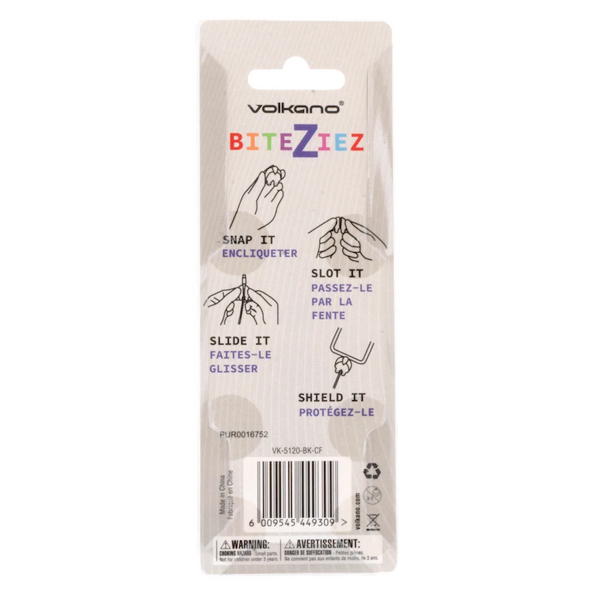 Volkano Biteziez Series Cable Bites | VK-5120-BK-CF