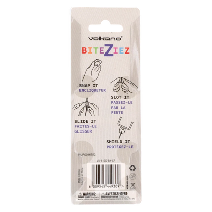 Volkano Biteziez Series Cable Bites | VK-5120-BK-CF
