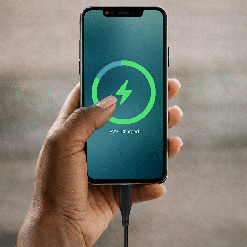 Volkano Nova Series USB C to USB C 100W 1.2m TPE cable-Black | VK-30086-BK