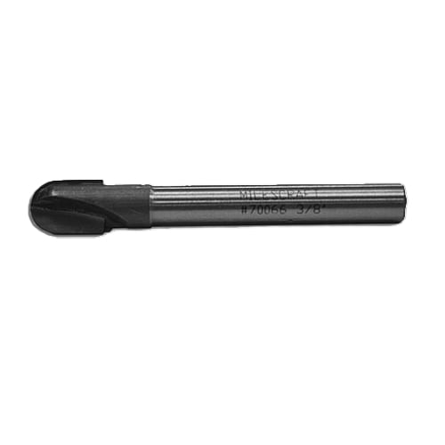 Milescraft 3/8" Long Reach Core Box Router Bit - 1/4" Shank | 70066