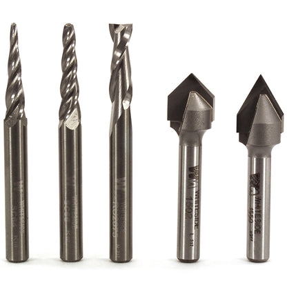 Whiteside 5Pc CNC Starter Router Bit Set | 705