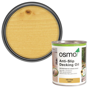 OSMO Anti-Slip Decking Oil, 430 Clear Satin