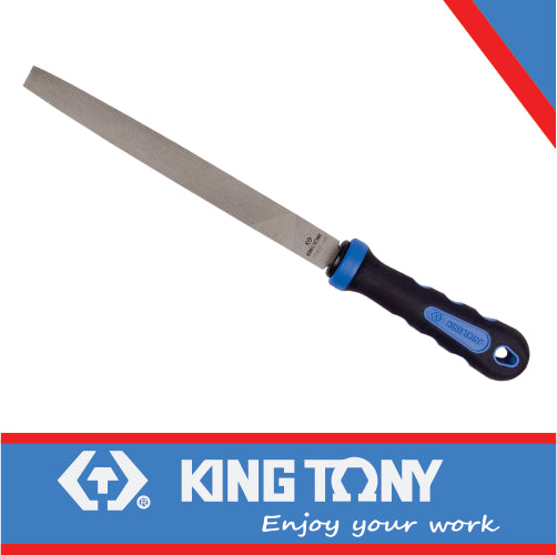 KING TONY FILE FLAT 2ND CUT 250MM HANDLE | 75102 10G