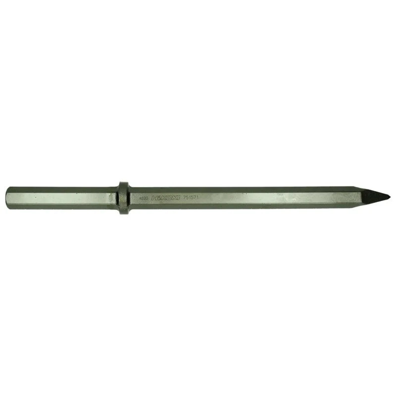 HiKOKI 28MM HEX Pointed Chisel with Collar, 550mm | 751571