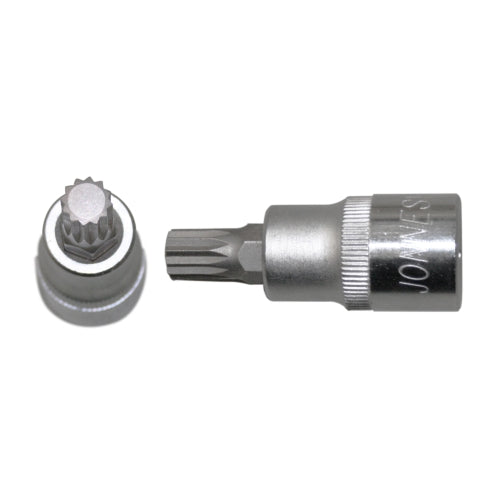 Jonnesway S49H4312 M12 MULTI SPLINE SOCKET BIT 1/2  110MM (JOT673M12110)