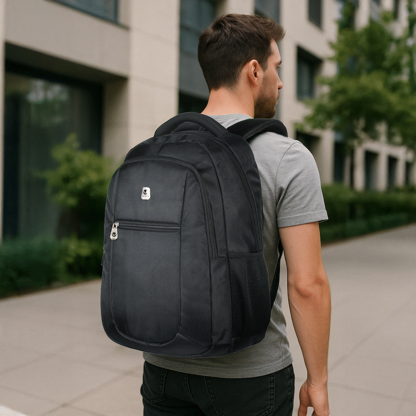 Volkano Jet Backpack 15.6" - Black | VL1020-BK