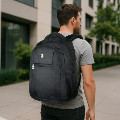 Volkano Jet Backpack 15.6" - Black | VL1020-BK