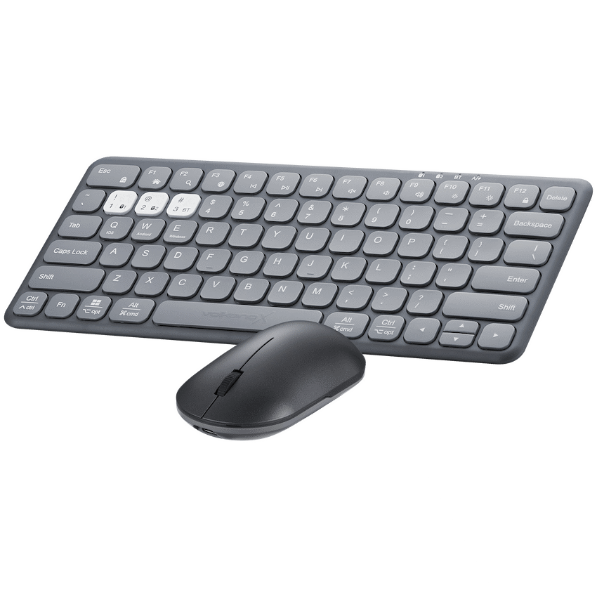 VolkanoX Blaze Bluetooth Wireless Keyboard and Mouse Combo - Graphite | VKX-210-GT
