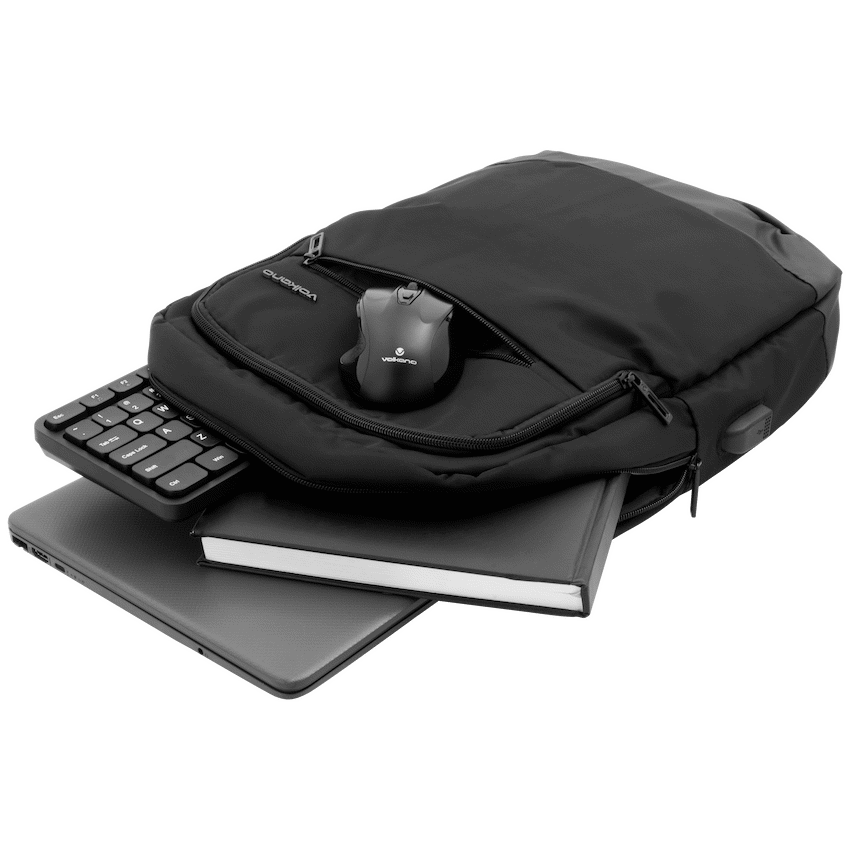 Volkano Roma 15.6" Smart Laptop Backpack - Black | VK-9106-BK