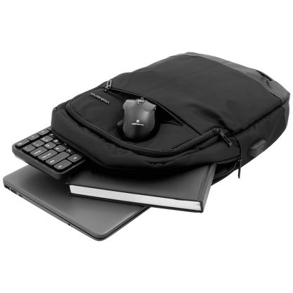 Volkano Roma 15.6" Smart Laptop Backpack - Black | VK-9106-BK